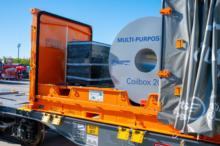 View of the cargo loaded inside the COILBOX